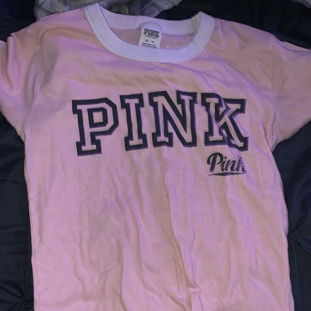 victoria secret pink tee